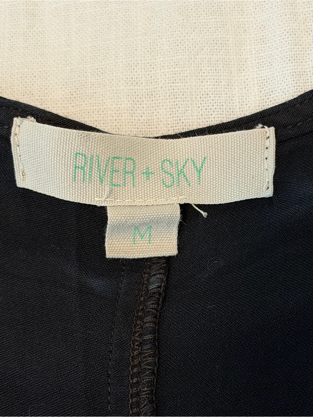 River + Sky Brooklyn Dress Hand Dyed EcoVero Resortwear Coastal Boho M - Picture 6 of 13